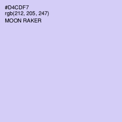 #D4CDF7 - Moon Raker Color Image